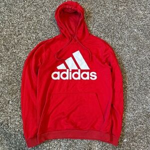red adidas hoodie